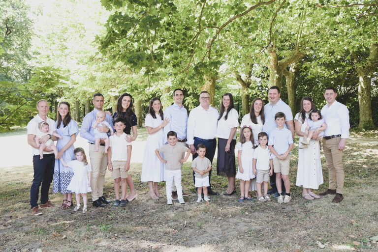 seance photo famille nombreuse américaine anglaise lyon